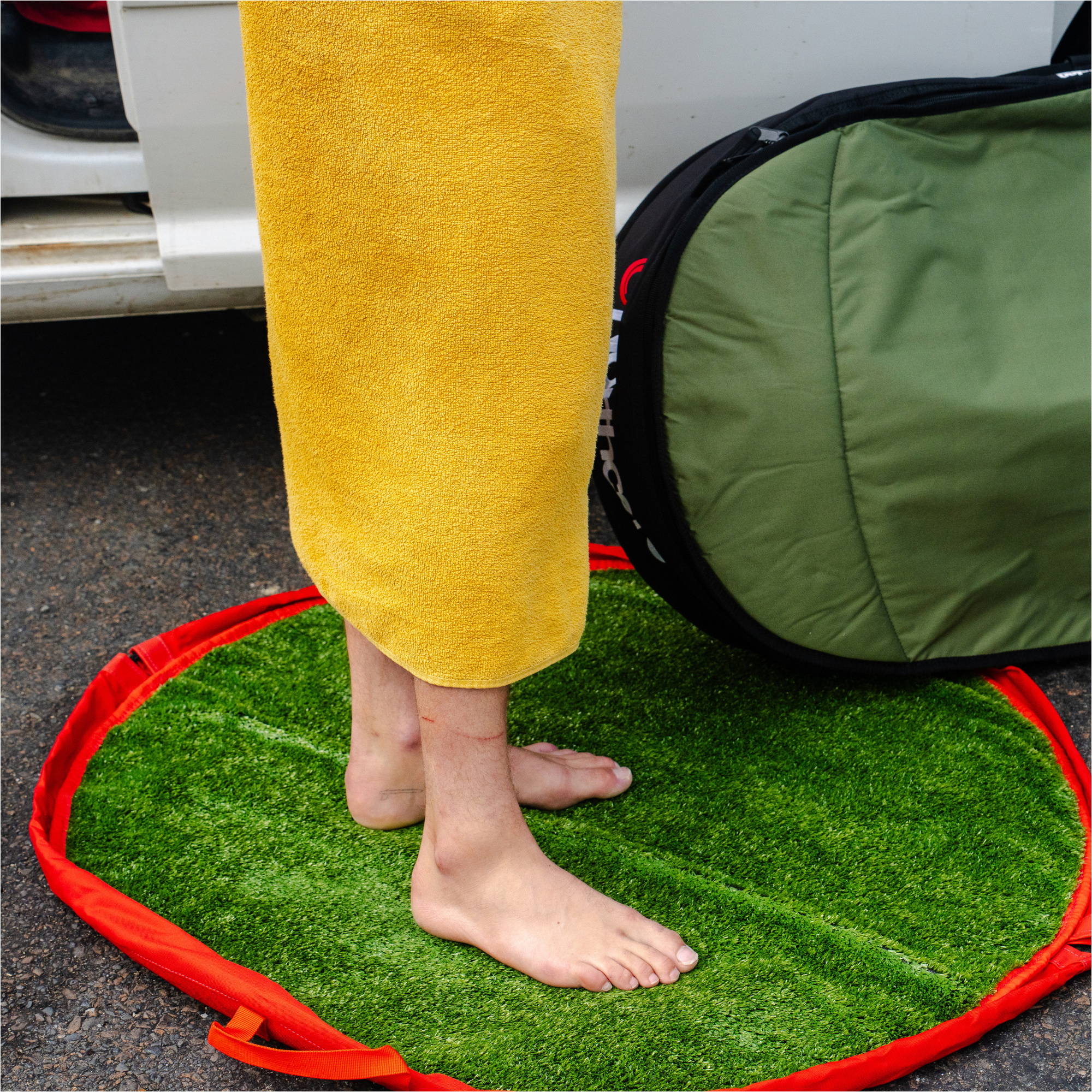 2026 Northcore Grass Waterproof Change Mat / Bag NOCOM02B - Red